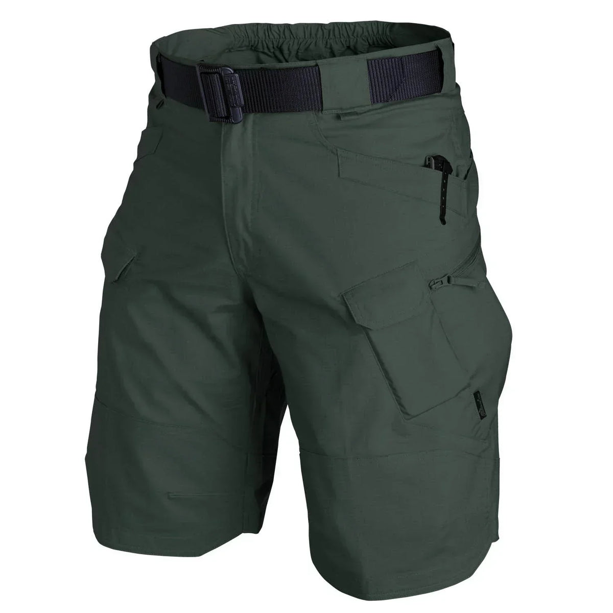 Men's multi-pocket cargo shorts, tactical design. Perfect for outdoor work, hiking, and durable adventure gear.