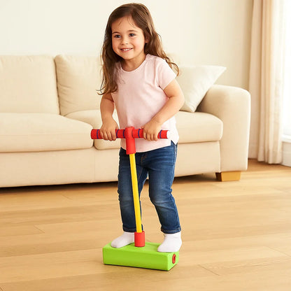 Foam Pogo Jumper with Non-Slip Footpad and Handle for Kids Indoor Outdoor Play