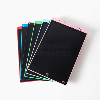 LCD Drawing Tablet with Pressure Sensitive Stylus and Multi-Color Display for Kids