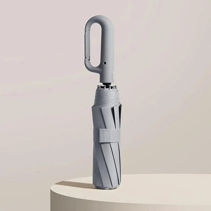 Compact Umbrella with Reinforced Wind-Resistant Frame and One-Touch Open, Carry Sleeve All Vera Mart