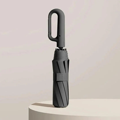 Compact Umbrella with Reinforced Wind-Resistant Frame and One-Touch Open, Carry Sleeve All Vera Mart