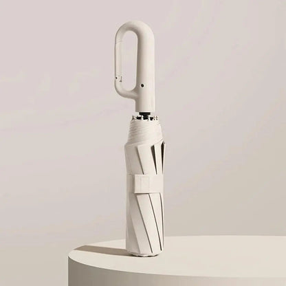 Compact Umbrella with Reinforced Wind-Resistant Frame and One-Touch Open, Carry Sleeve All Vera Mart