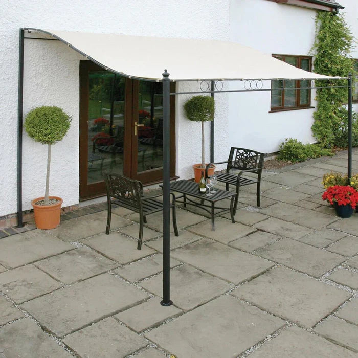 Patio Canopy with UV Protection and Angled Rain Runoff, Polyester Shade Sail
