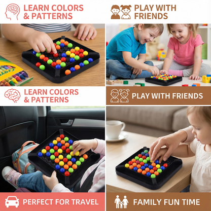 Marble Puzzle with Color Pattern Matching and Logic Training