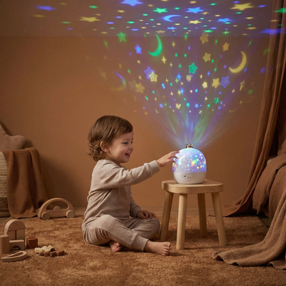 Ceiling Projector with Music Speaker and Dual Scene Modes for Kids