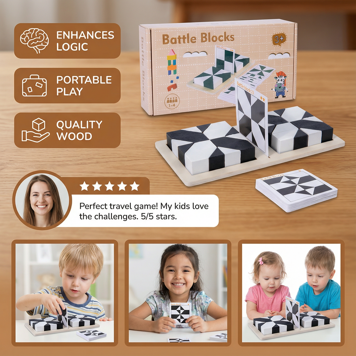 Sliding Logic Puzzle Game with Dual Color Patterns for All Ages