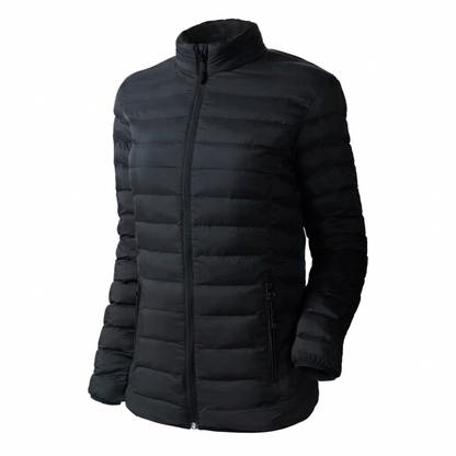 Women's Heated Puffer Jacket with Three Heat Zones and Rechargeable Battery, 10-Hour Runtime