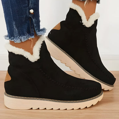 Women's Winter Ankle Slip-on Boots | Lined - Image 4