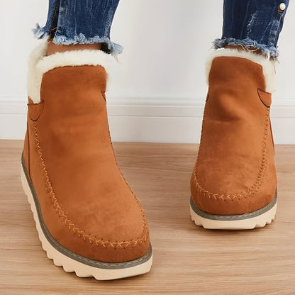 Women's Winter Ankle Slip-on Boots | Lined - Image 6